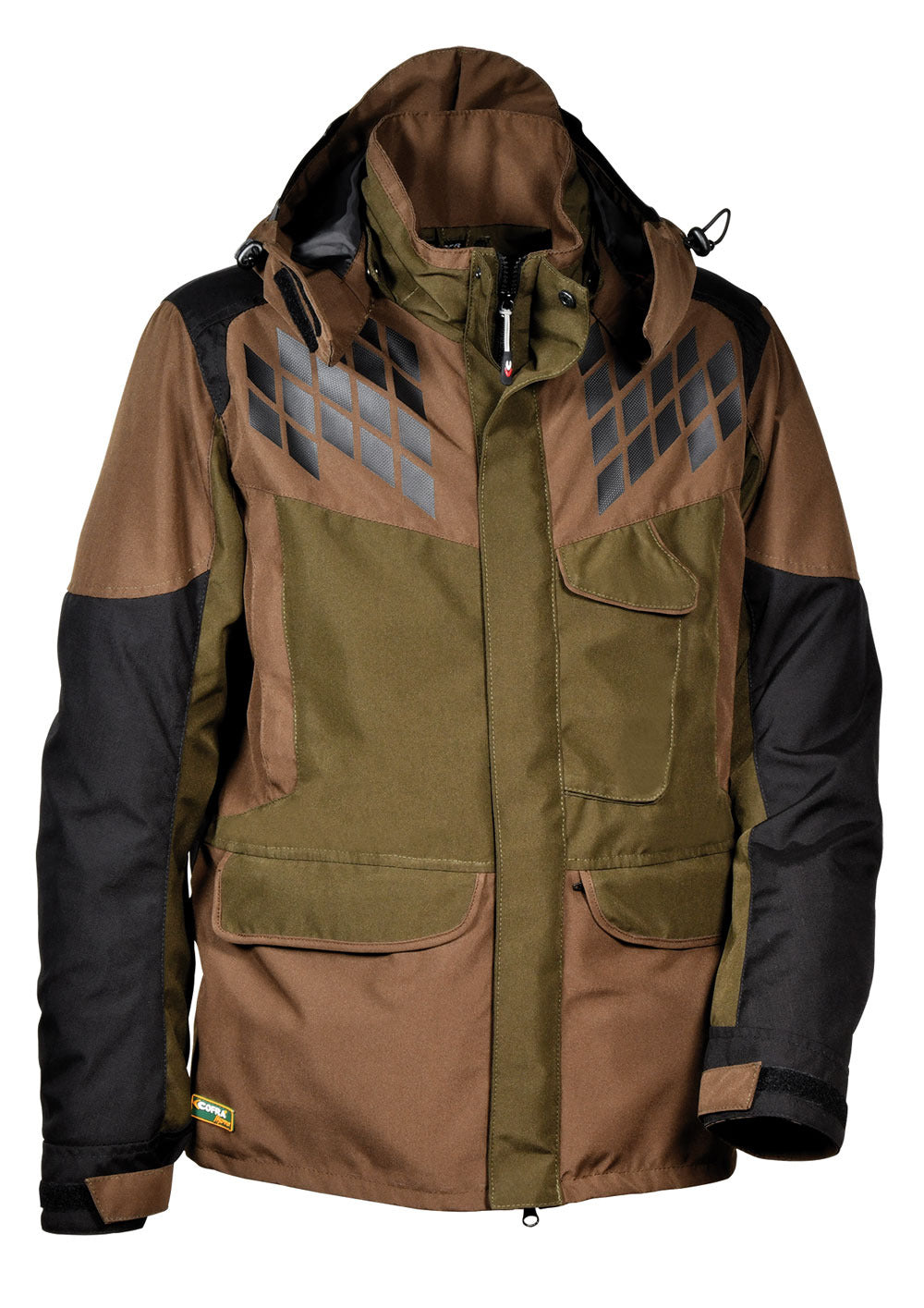 Cofra renk jacket orange, brown