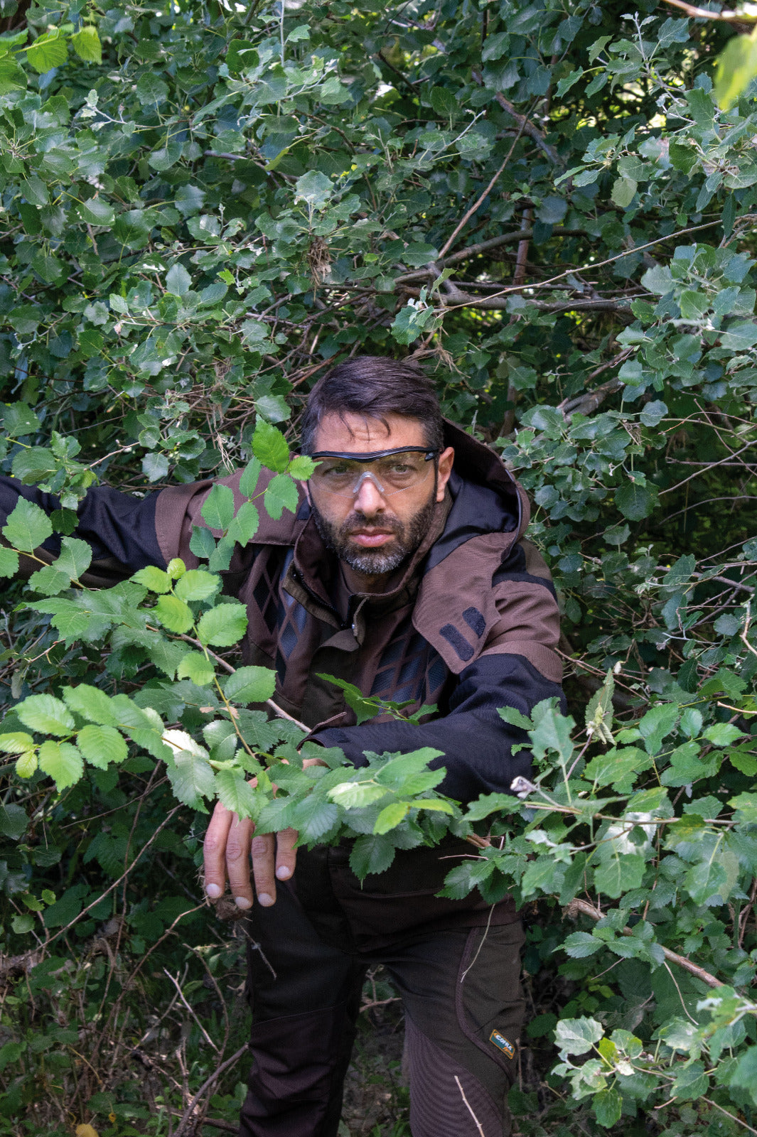 Cofra renk jacket orange, brown