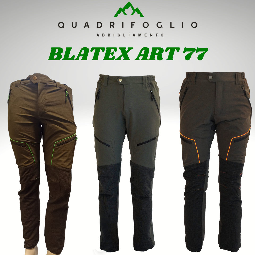 Blatex trousers art 77 neutral, orange, fluorescent green