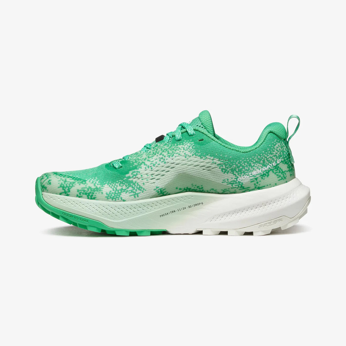 Scarpa Golden Gate LT Bianco - Arancione Tonic uomo, Menta - Verde donna