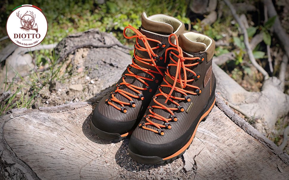 Scarpone diotto woodcock hv arancio