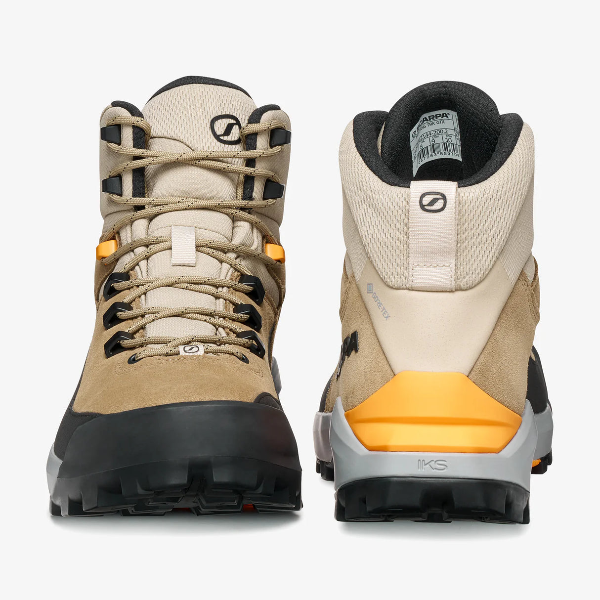 Scarpone Scarpa Mustang TRK GTX Beige Desert - Mango uomo, Verde Conifer - Lampone donna