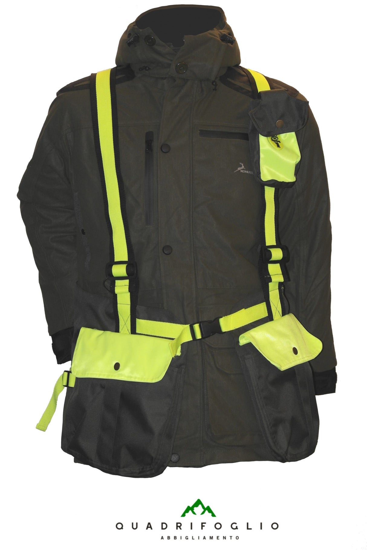 Trisacche rs hunting neutro, arancio, giallo