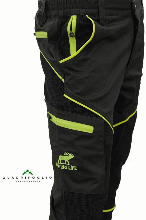 Hunting life qf6 trousers orange, yellow, neutral