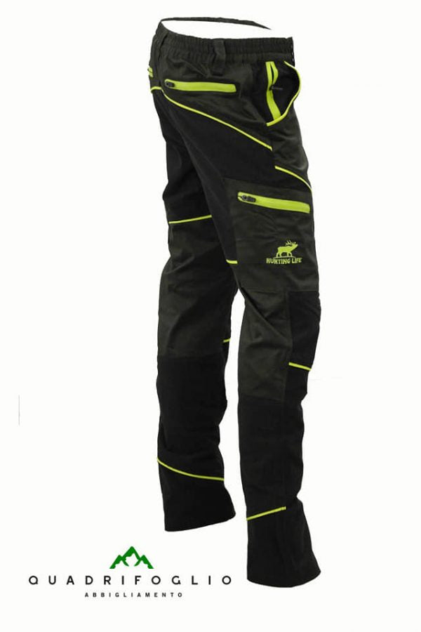 Hunting life qf6 trousers orange, yellow, neutral