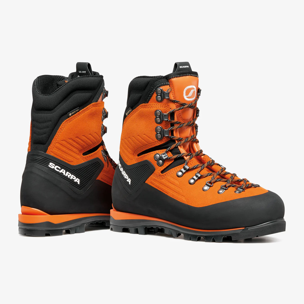 Scarpone Scarpa Mont Blanc GTX orange, black