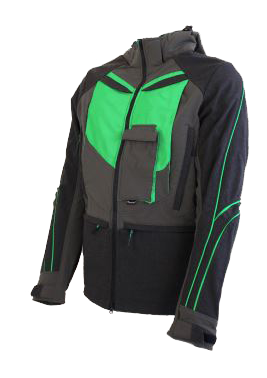 Completo Blatex giacca articolo 48 e pantalone articolo 95 verde fluo