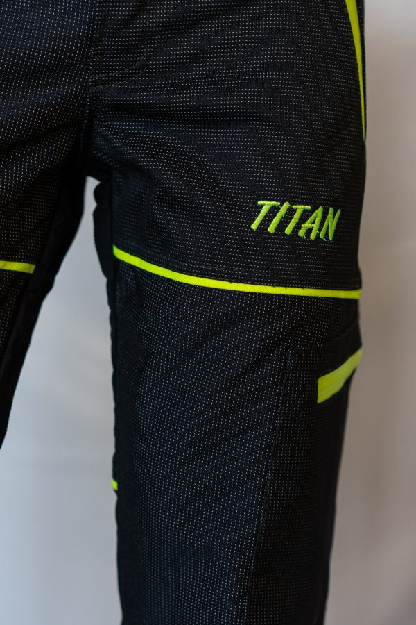 Hunting life titan orange, yellow, neutral trousers