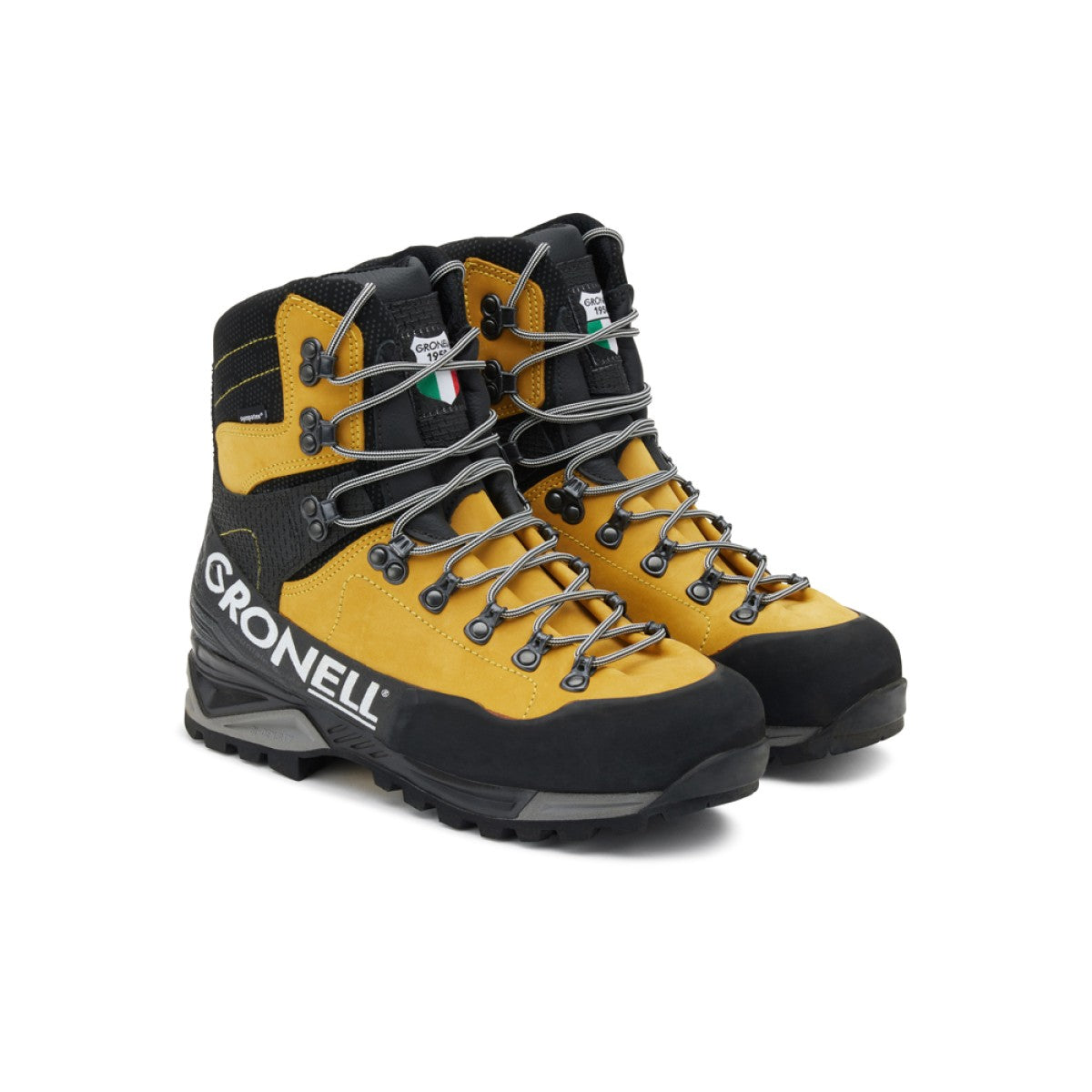 Scarpone gronell kinetics marrone, giallo