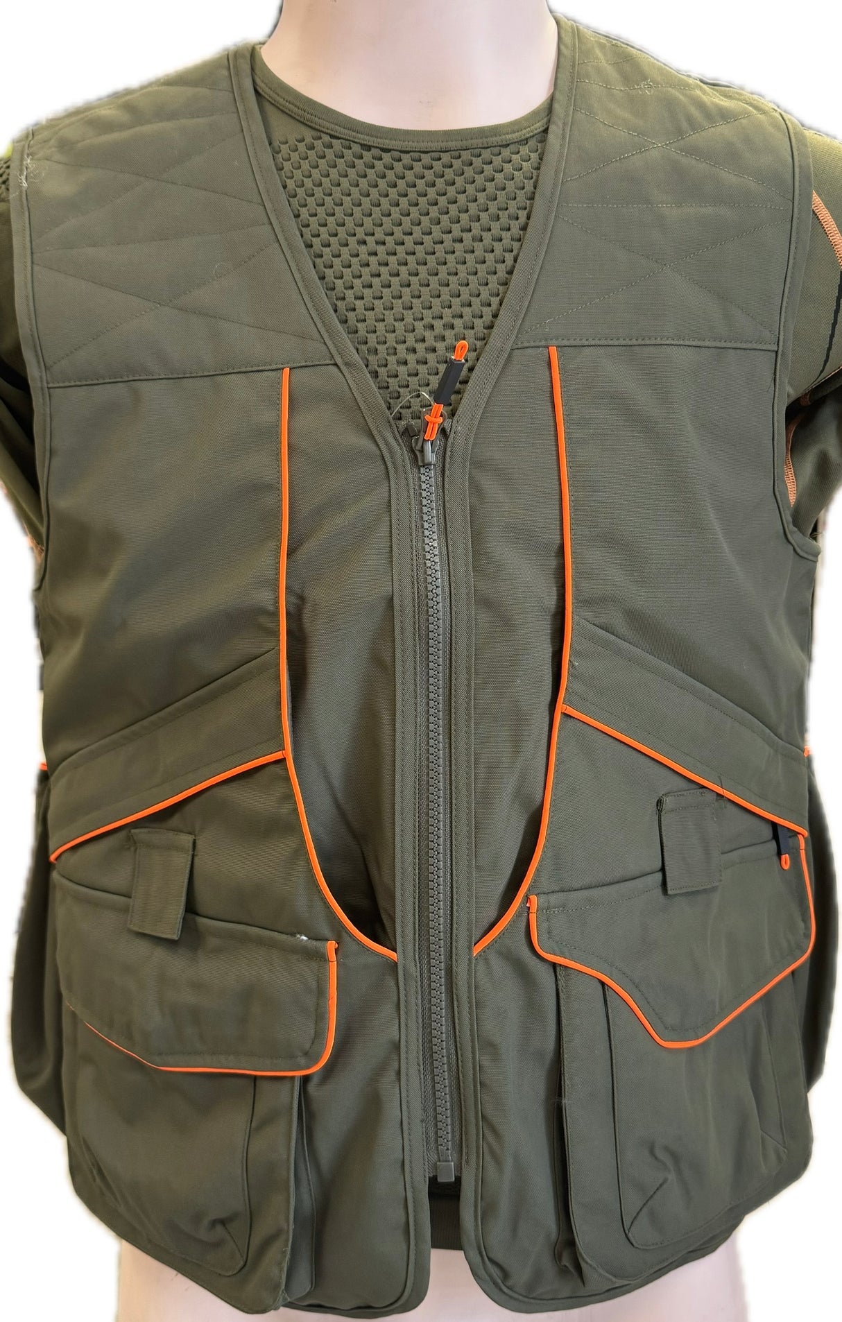 Gilet Masseria Da Caccia 14 Verde/ Arancio