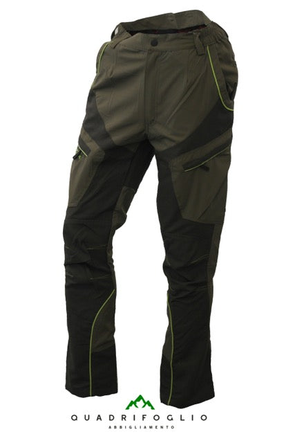 Masseria trousers art 74 orange, neutral, lime