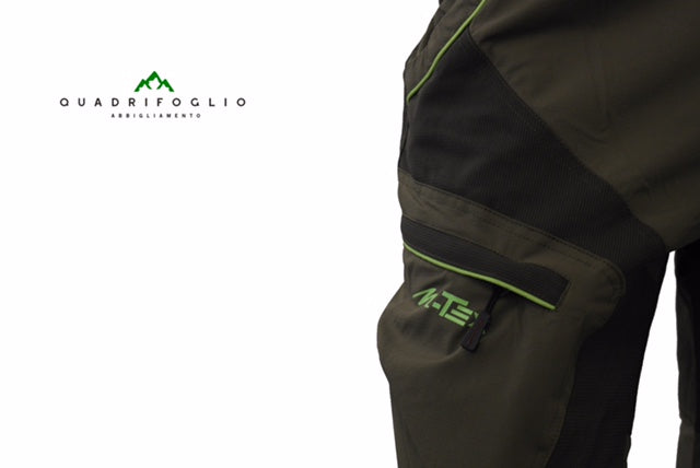 Masseria trousers art 74 orange, neutral, lime