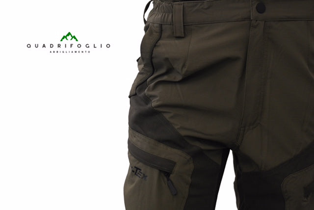 Masseria trousers art 74 orange, neutral, lime