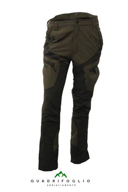 Masseria trousers art 74 orange, neutral, lime