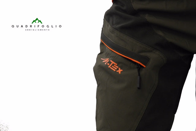 Masseria trousers art 74 orange, neutral, lime