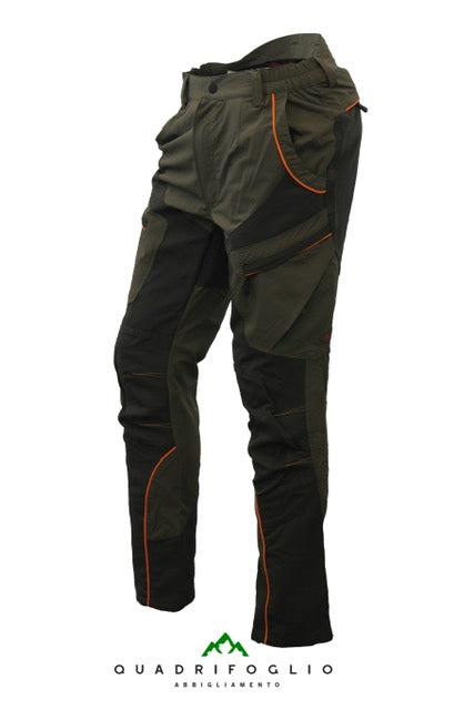 Masseria trousers art 74 orange, neutral, lime