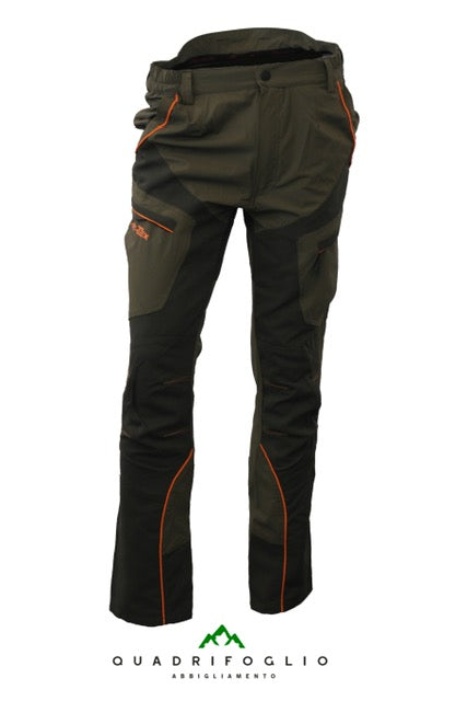 Masseria trousers art 74 orange, neutral, lime