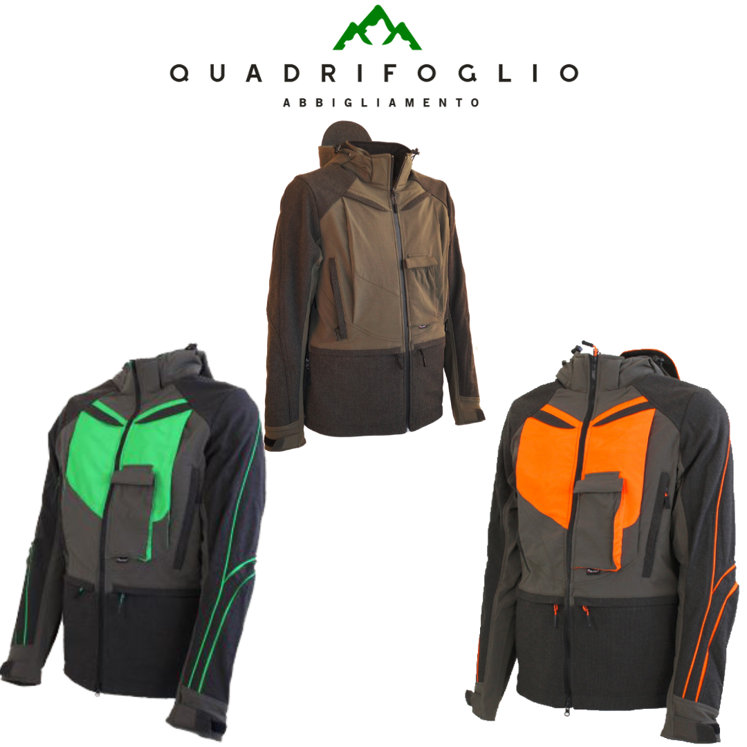 Blatex jacket orange ; green ; neutral