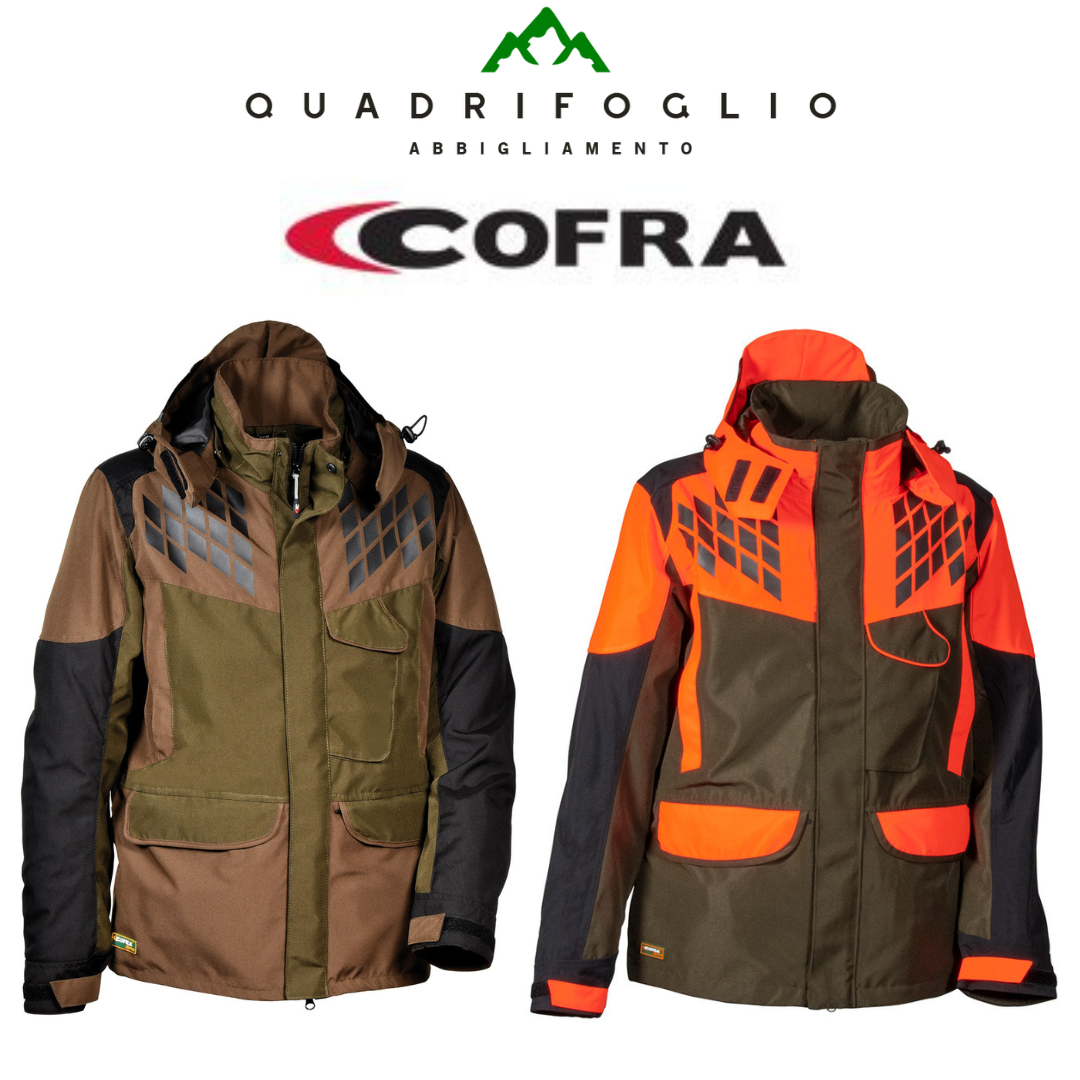 Cofra renk jacket orange, brown