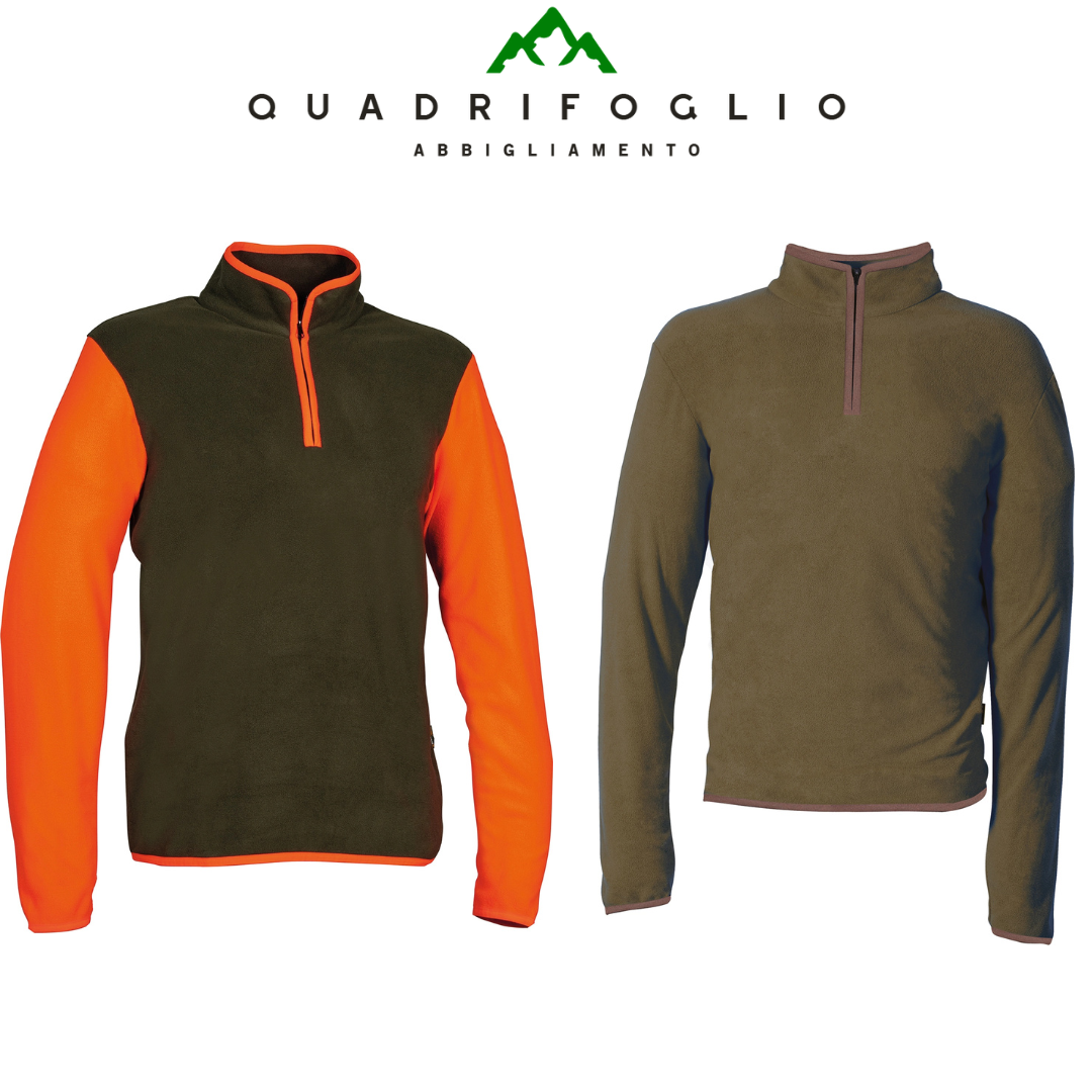 Felpa micropile Cofra modello Cherson arancio, neutro