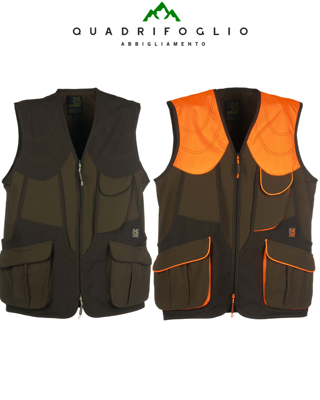 Gilet Univers Lepre neutro, arancio
