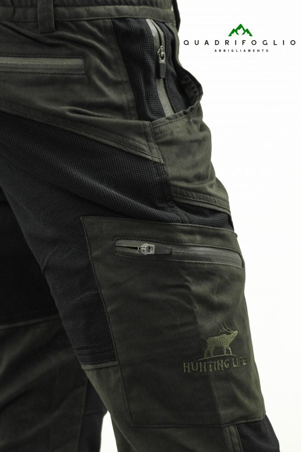 Hunting life qf6 trousers orange, yellow, neutral