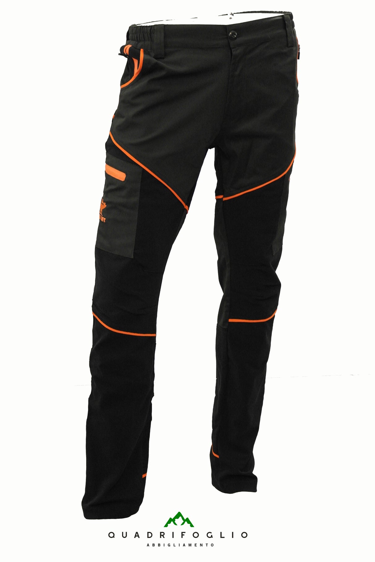 Hunting life qf6 trousers orange, yellow, neutral