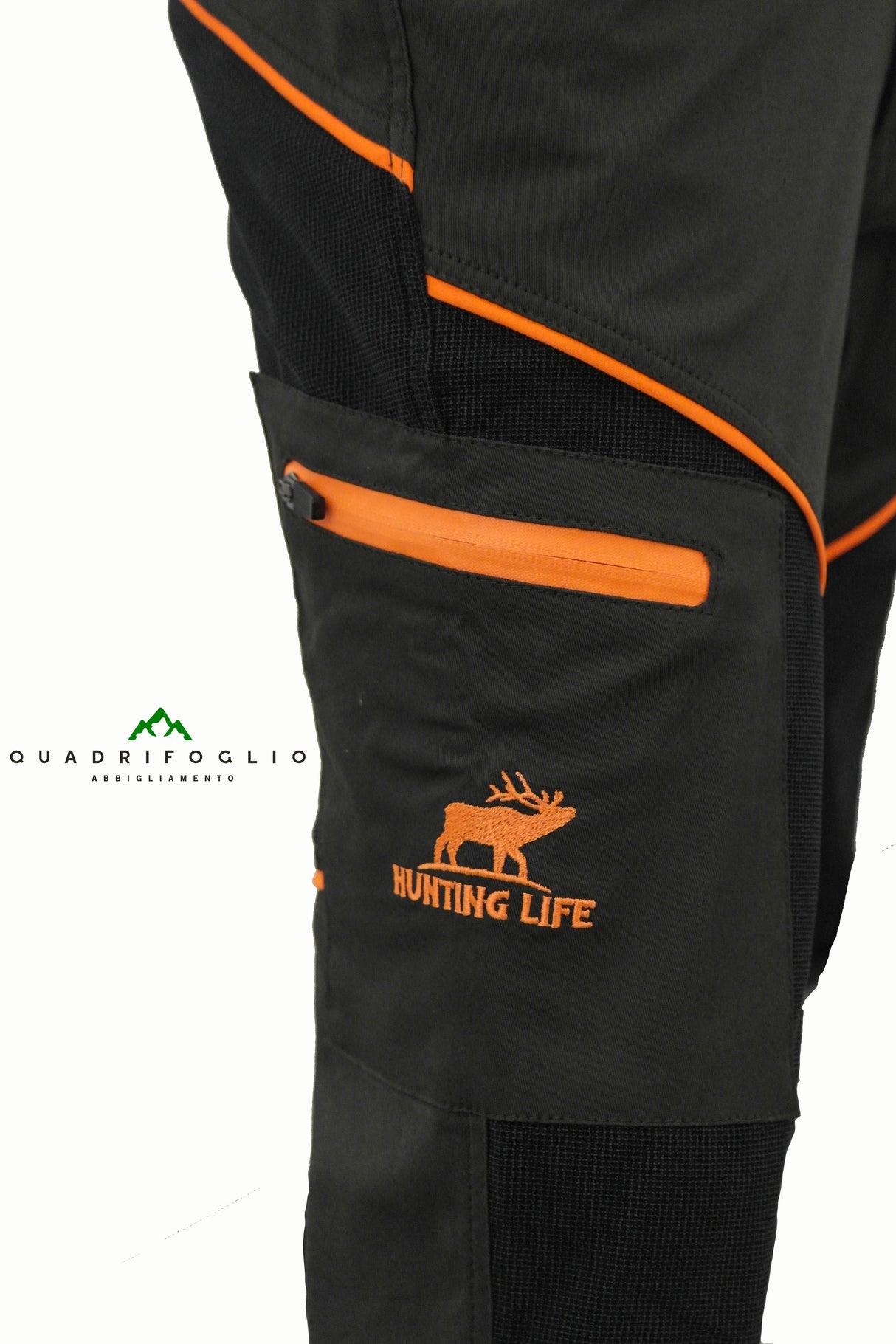 Hunting life qf6 trousers orange, yellow, neutral