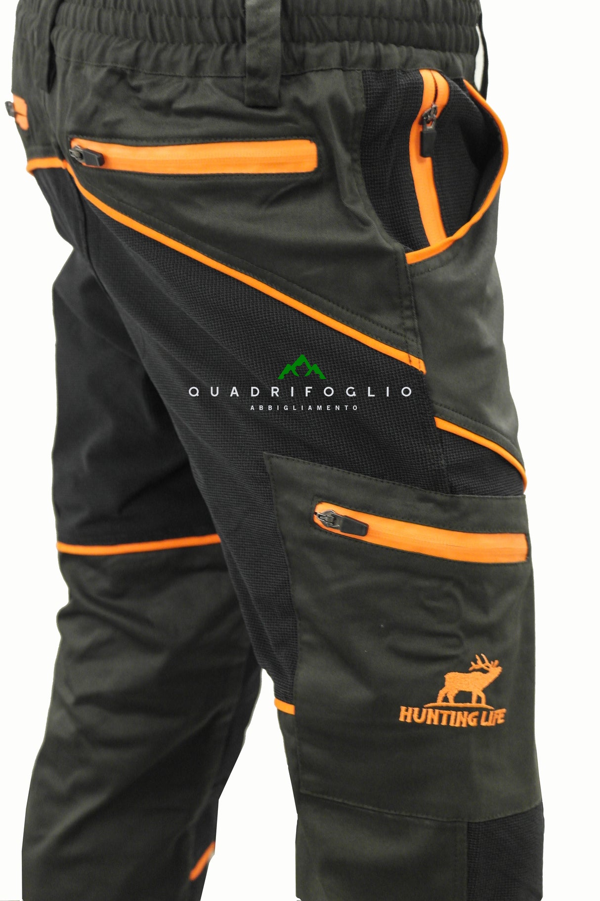 Hunting life qf6 trousers orange, yellow, neutral