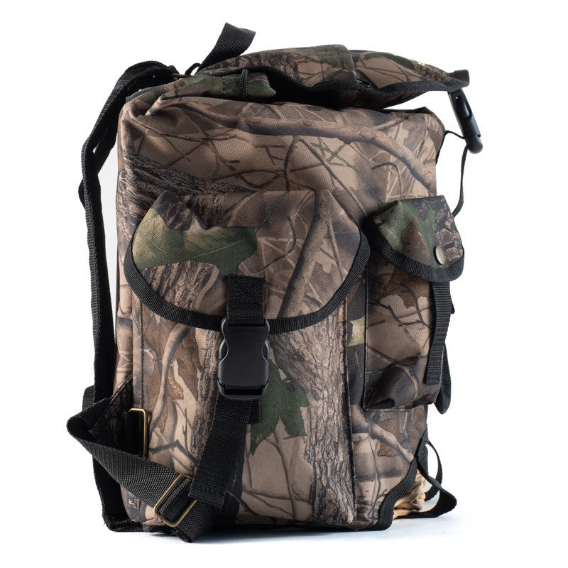 Zaino funghi con gerla RA Sport verde, mimetico bosco 20 Litri