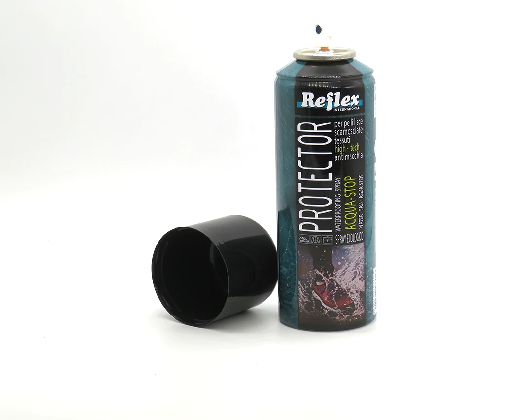 Spray Acqua stop Protector reflex per pelli lisce, scamosciate, tessuti, high-tech antimacchia