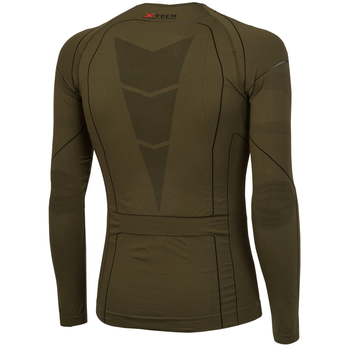 Maglia termica Xtech predator maniche lunghe, lupetto con zip e girocollo