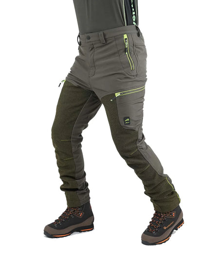 Pantalone Masseria articolo 17 verde fluo, termico e antispino