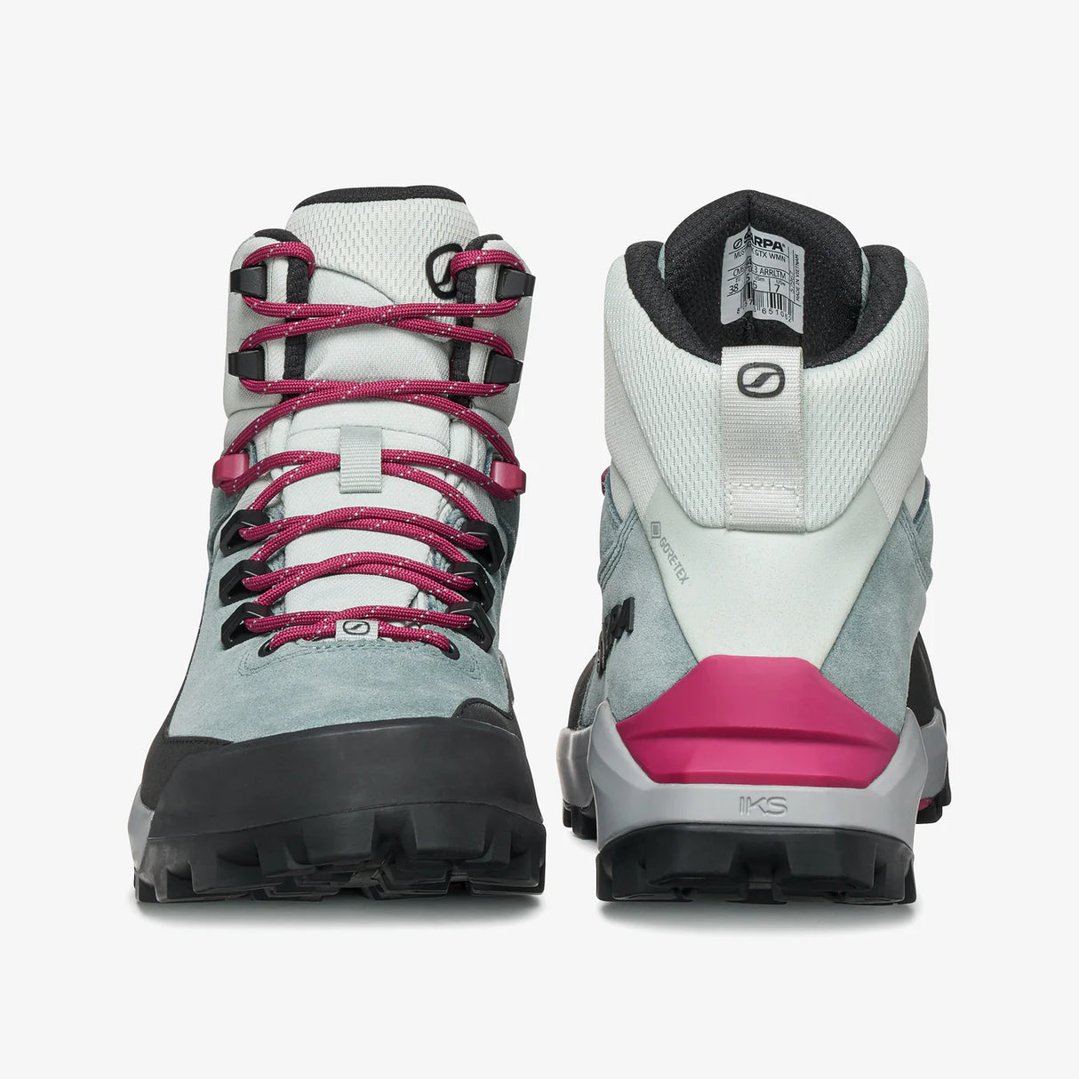 Scarpone Scarpa Mustang TRK GTX Beige Desert - Mango uomo, Verde Conifer - Lampone donna