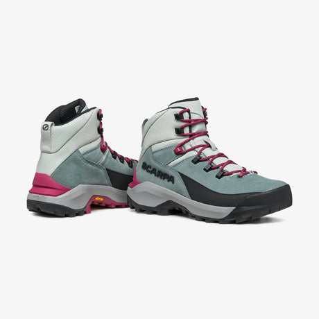 Scarpone Scarpa Mustang TRK GTX Beige Desert - Mango uomo, Verde Conifer - Lampone donna
