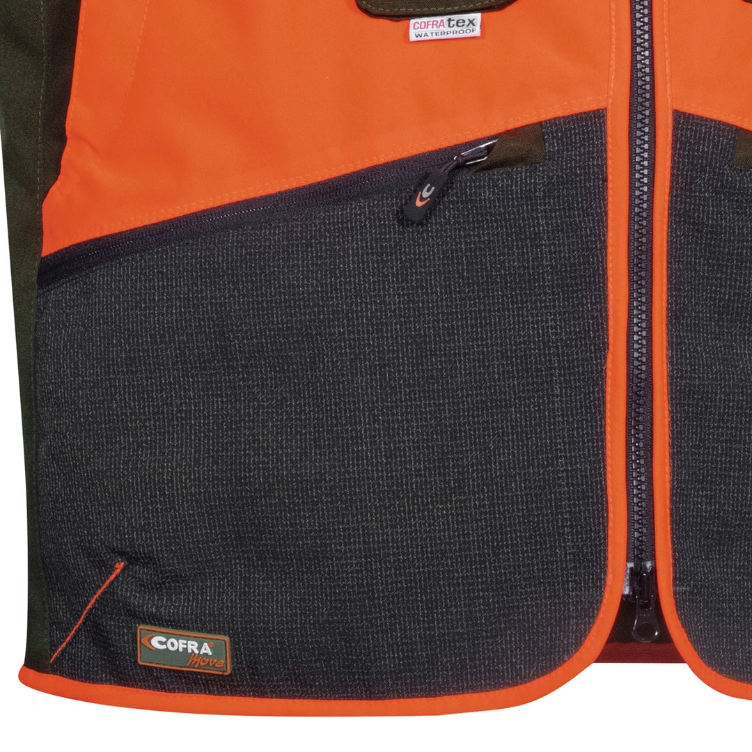 Gilet Cofra Wulfen arancione, neutro