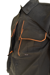 Camicia blatex 860 neutro, lime, verde fluo, arancio