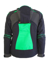 Completo Blatex giacca articolo 48 e pantalone articolo 95 verde fluo