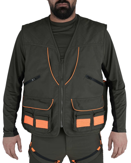 Gilet Masseria 14 Verde/ Arancio