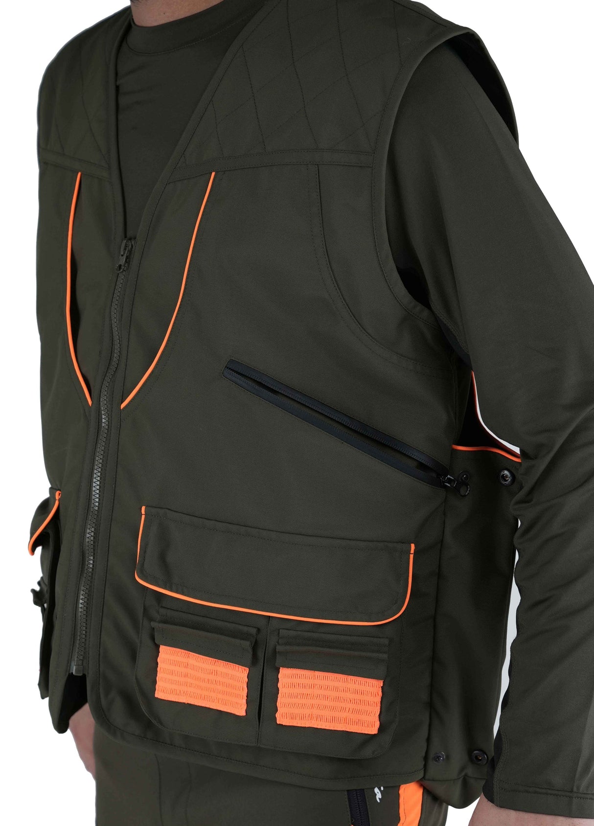 Gilet Masseria 14 Verde/ Arancio
