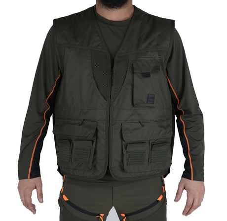 Gilet Masseria 14 Verde/ Arancio