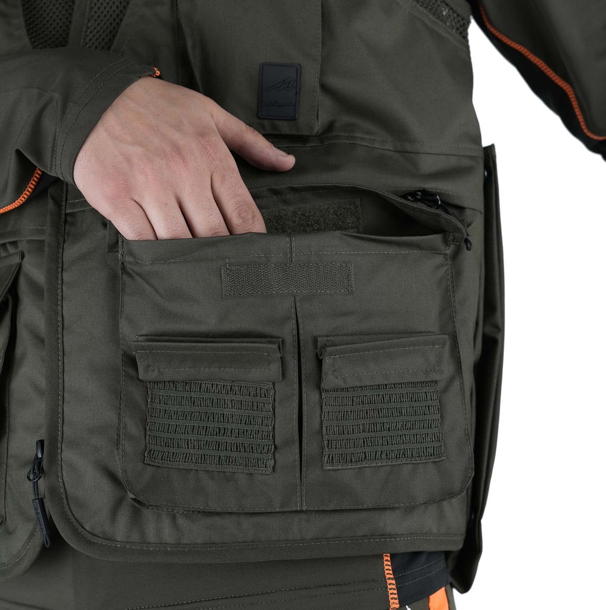 Gilet Masseria 14 Verde/ Arancio