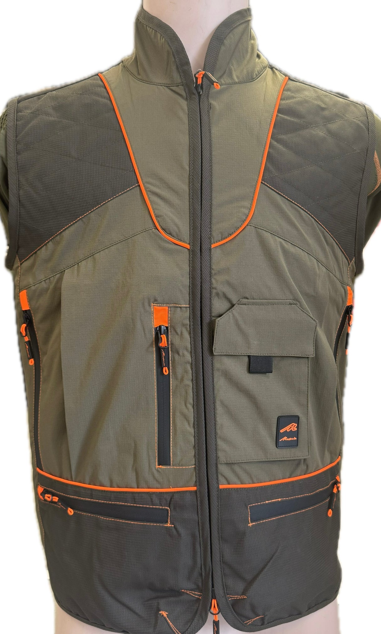 Gilet Masseria M16 Verde/Arancio Fluo