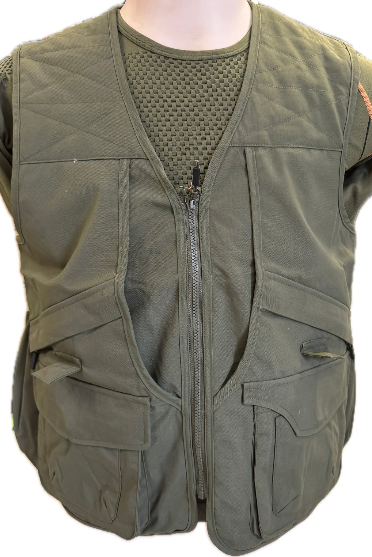 Gilet Masseria Da Caccia 14 Verde/ Arancio