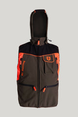 Completo RS Hunting gilet lv602 e pantalone t108 arancio, neutro