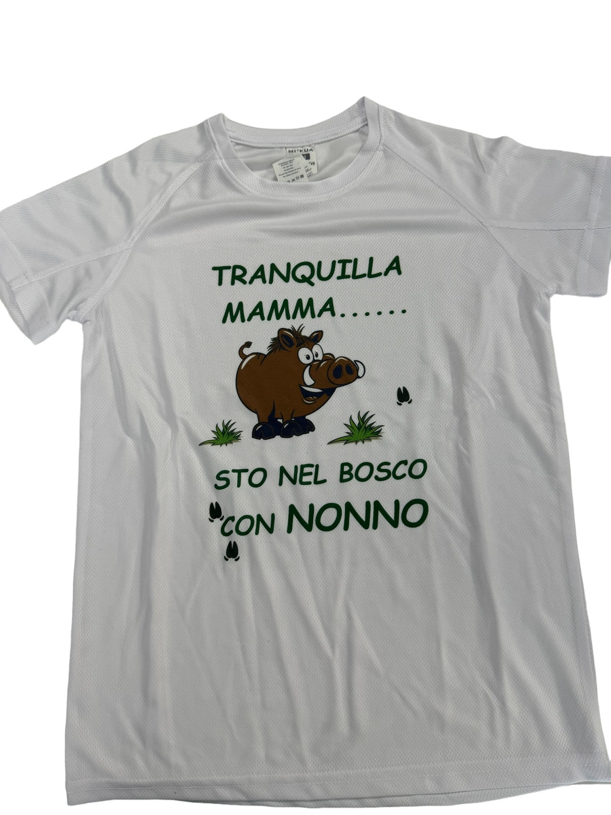 T-SHIRT MEZZA MANICA BIMBO STAMPA FRONTALE PERSONALIZZATA