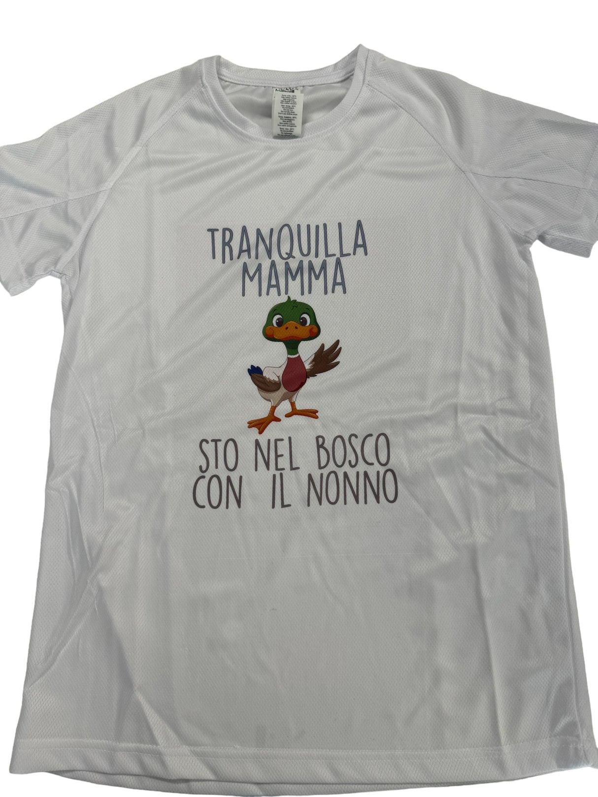 T-SHIRT MEZZA MANICA BIMBO STAMPA FRONTALE PERSONALIZZATA