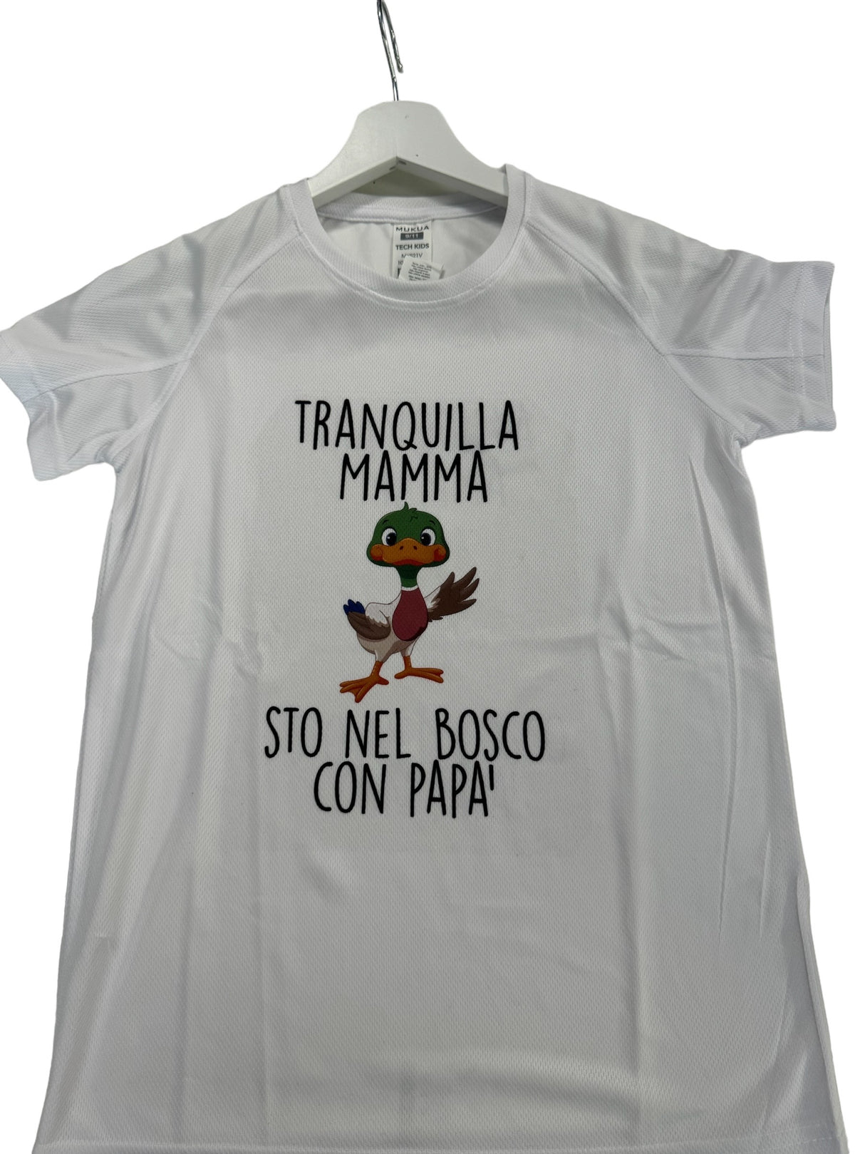 T-SHIRT MEZZA MANICA BIMBO STAMPA FRONTALE PERSONALIZZATA