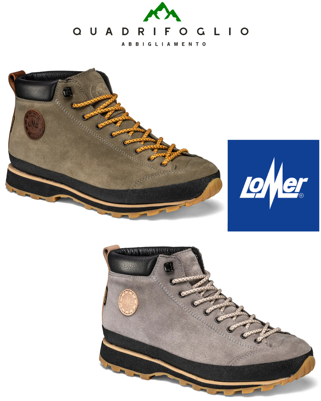 Scarpone Lomer Bio naturale Mid
