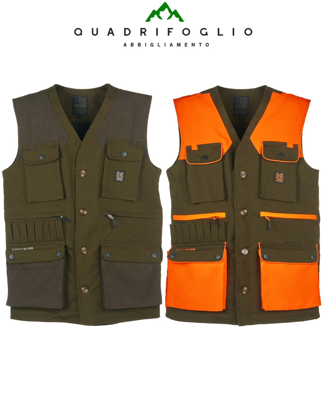 Gilet Univers canvas cartuccera arancio, neutro